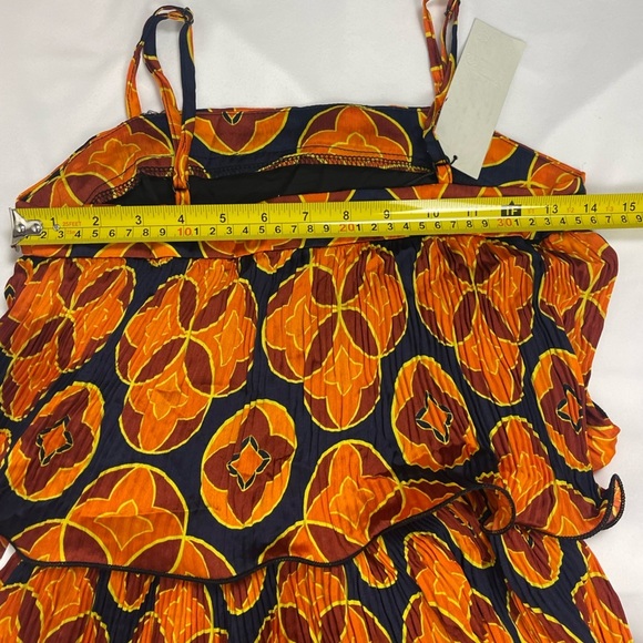 Never Fully Dressed Henrietta NWT Square Neck Sleeveless Tiered Midaxi Dress - Picture 6 of 12